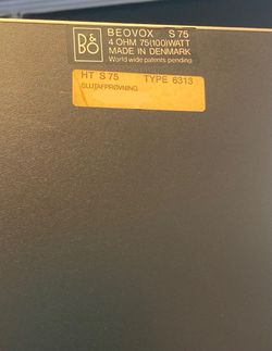 *Coming soon* Bang & Olufsen Beovox S75 4-Way Monitor Speakers Retro HiFi 1979