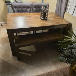 Real Wood Farm Table. Only 8 Months Old! 