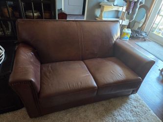 Free leather loveseat