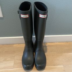 Hunter Women’s Original Tall Boot - Hunter Green, size 7