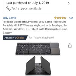 Foldable Bluetooth Keyboard