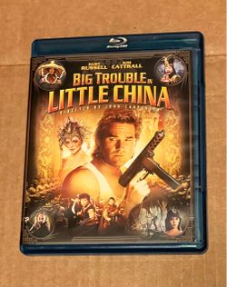 Perfect Condition Open, Big Trouble In Little China (1986, Blu-Ray) Kurt Russell, RARE