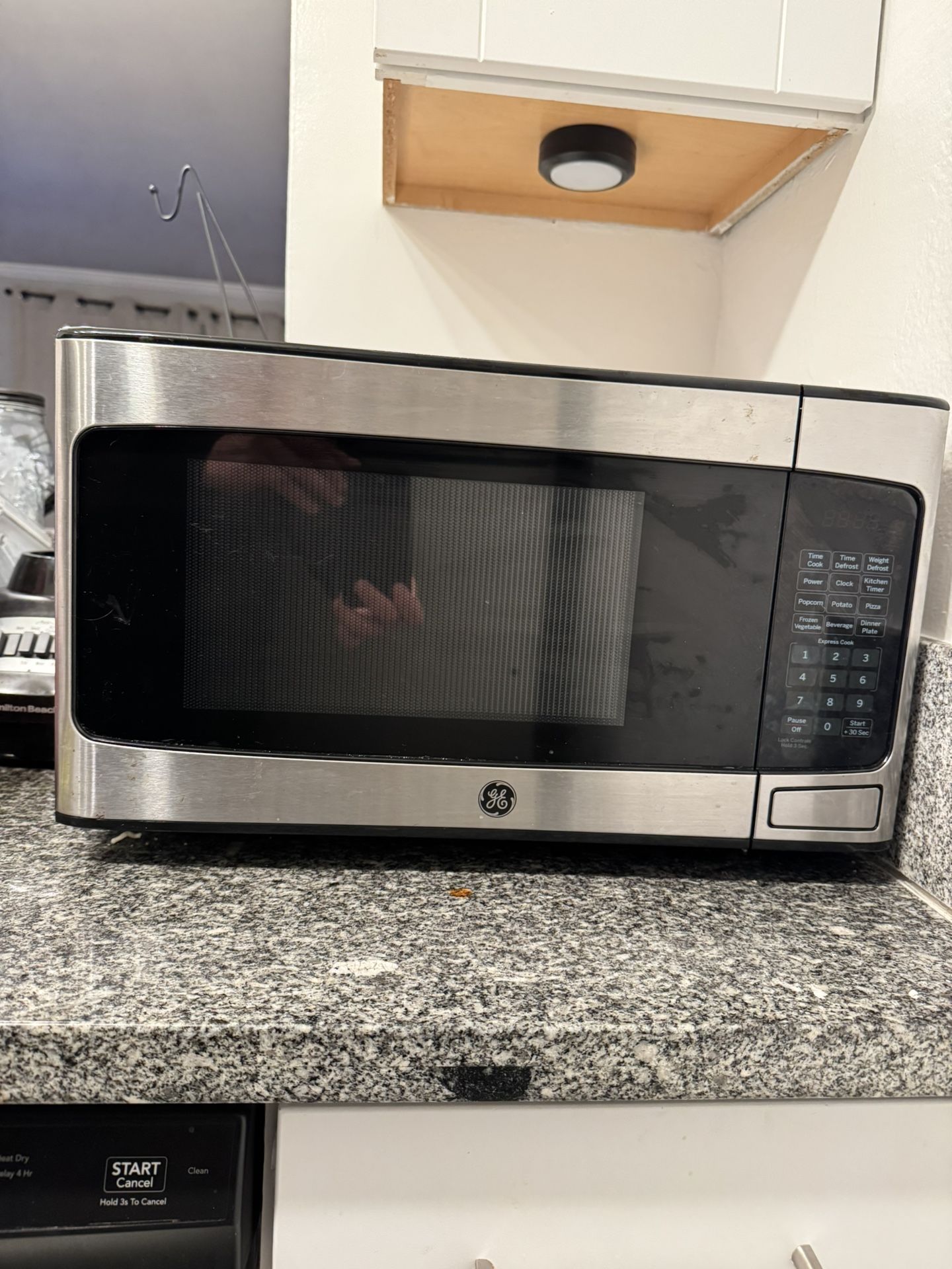 GE Microwave Stainless Steel