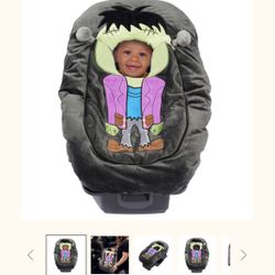 Frankenstein Baby Car seat Cover Costume 
