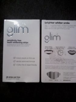 GLIM TEETH WHITENING STRIPS 28 COUNT
