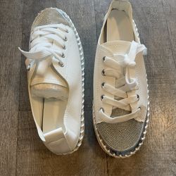 Brand New White Makkosin Tennis Shoes 