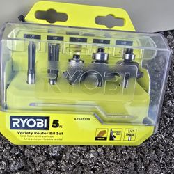 RYOBI
Variety Router Bit Set (5-Piece)