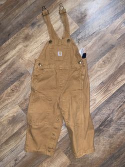 Carhartt 18M Tan Bib Overalls