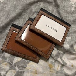 Brand New Coach Wallet Holders. 