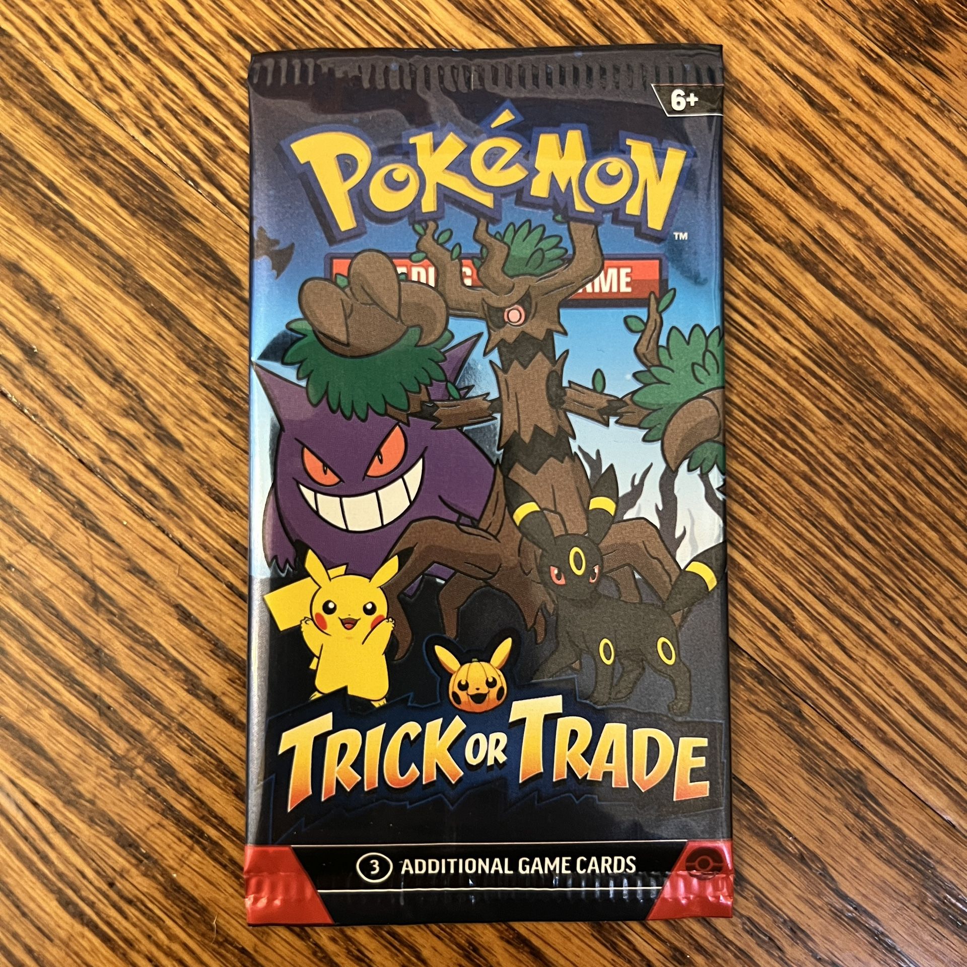 Pokemon Trick or Trade 3-pack of cards NIB