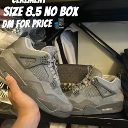 Jordan 4s Wet Cement Size 8.5 