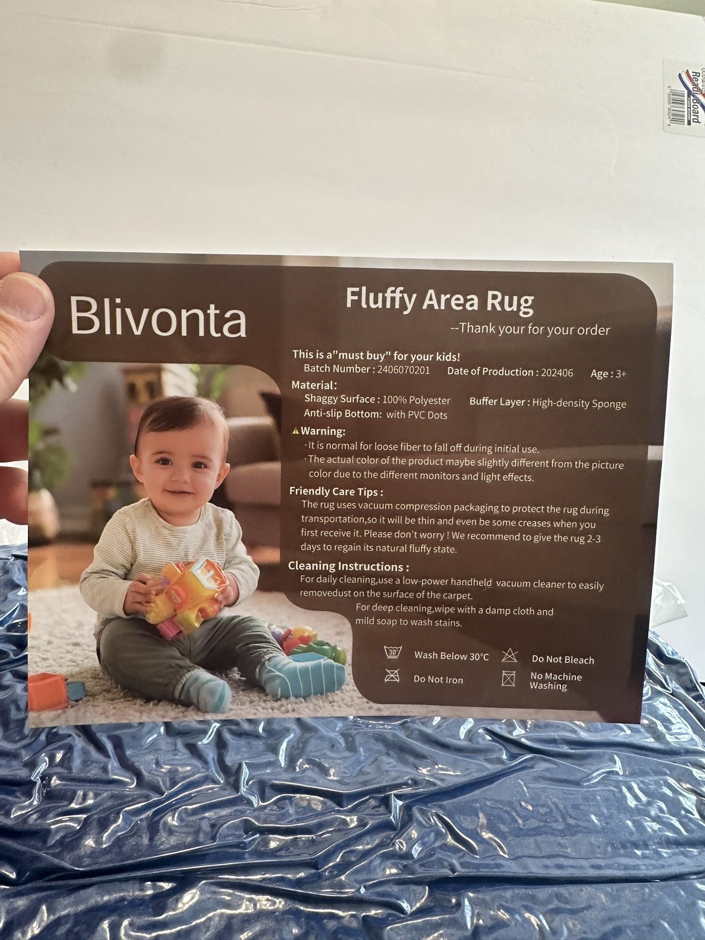 Baby Rug 5x8new Non Slip