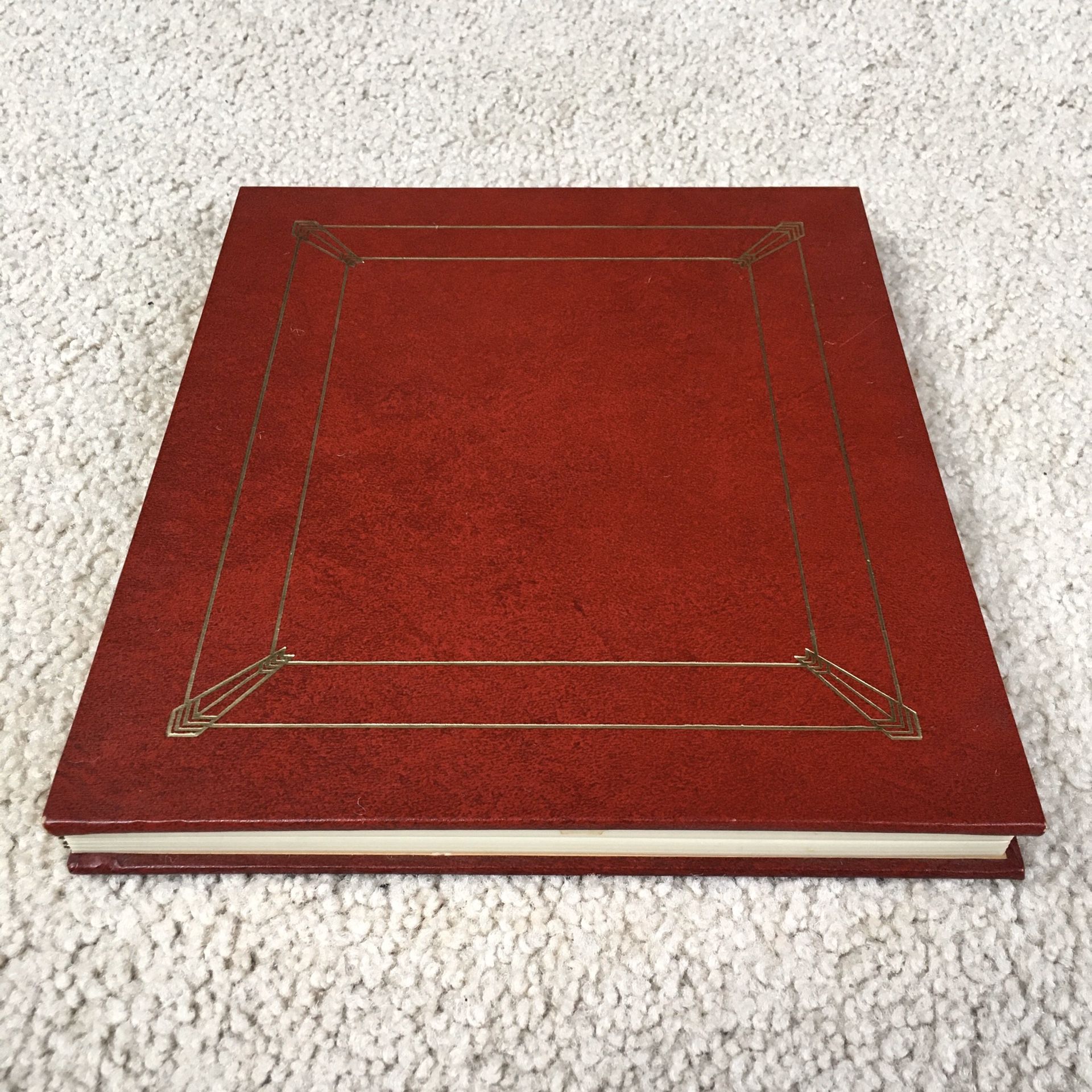 Vintage 1960s Family Vue Photo-Curio Expandable Photo Album - Holds 80 Photos!!