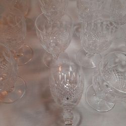 Waterford Cut Crystal Water Glasses 12pc 