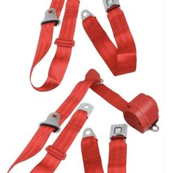 Red Seat Belts 