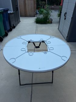 Ozark Trail 4FT Round Folding Cookout Table