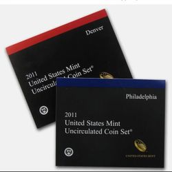 2011 P & D U.S. Mint Set. Original US Mint Pkg / COA. 28 Coins