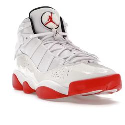 Nike Air Jordan 6 Rings White/Red Sneakers
