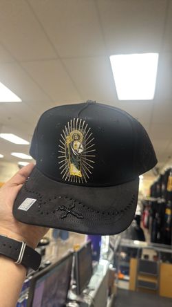 BIGG BOSS Black Snapback Cap San Judas Embroidered