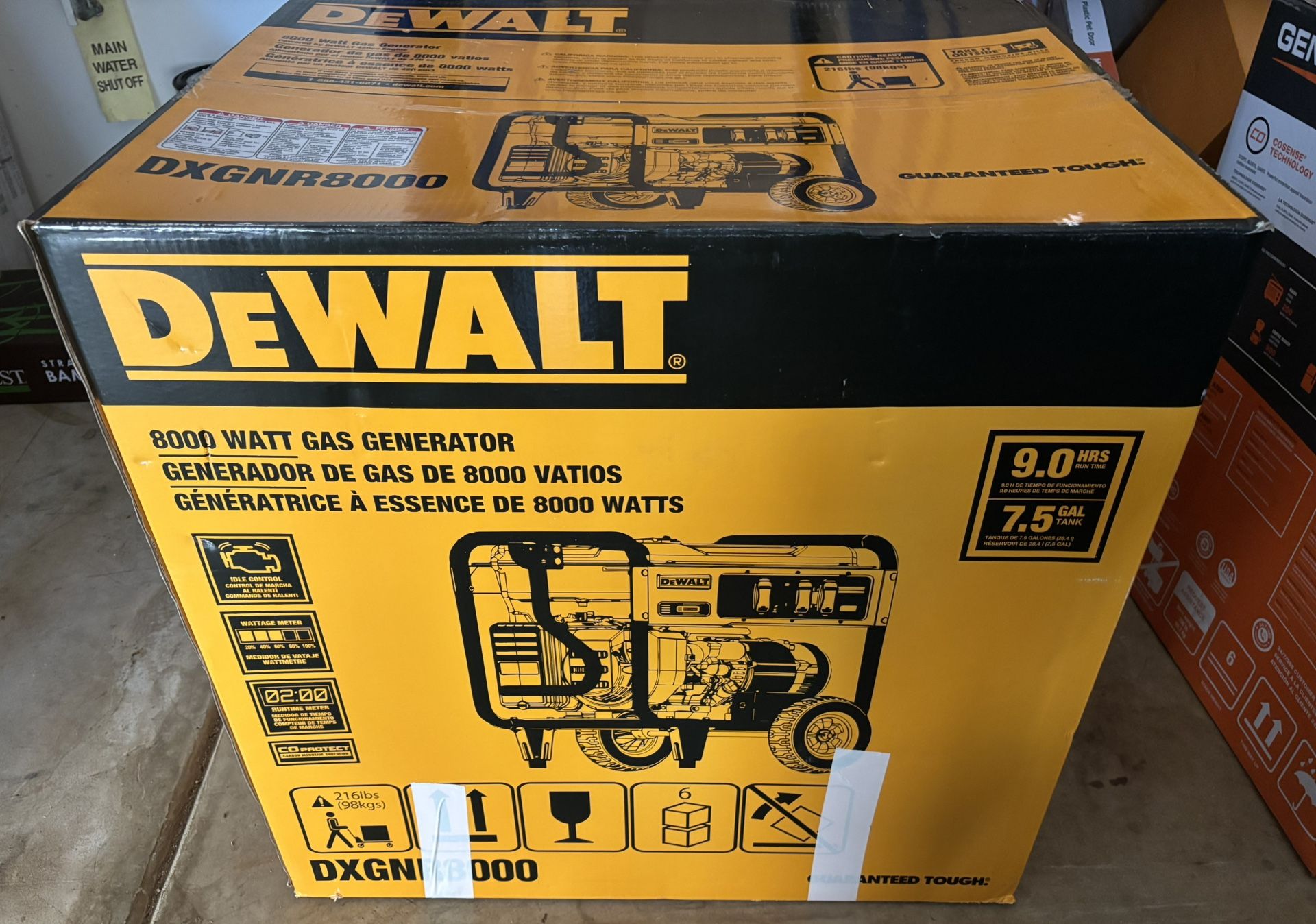 Dewalt 8000 Watt Gas Generator NEW