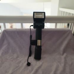 Pentax AF400T Hammerhead Flash Camera Grip Mount w Flash Bracket Untested
