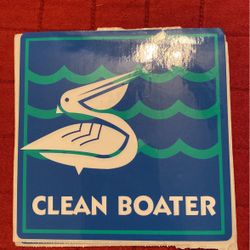 Clean Boater Sticker