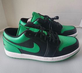 Jordan 1 lows “Lucky green and black” men’s size 11