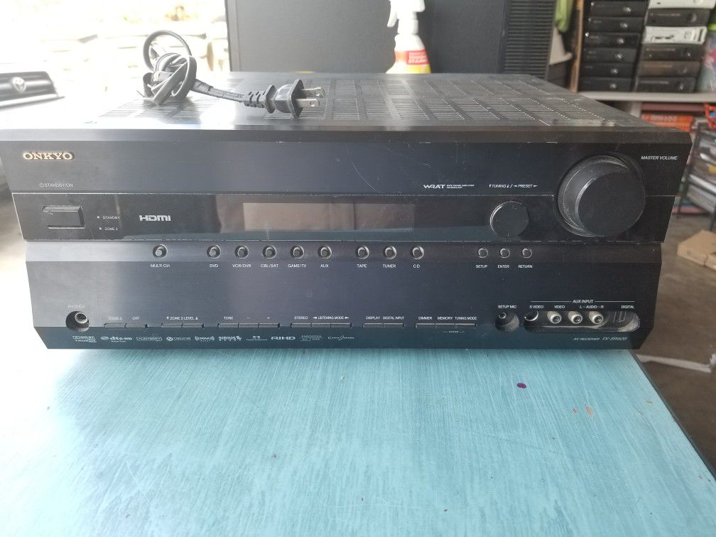 ONKYO TX-SR605 7.1 Channel Home Theater Receiver Dolby True HD no remote