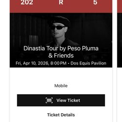 Peso Pluma Dallas Tickets