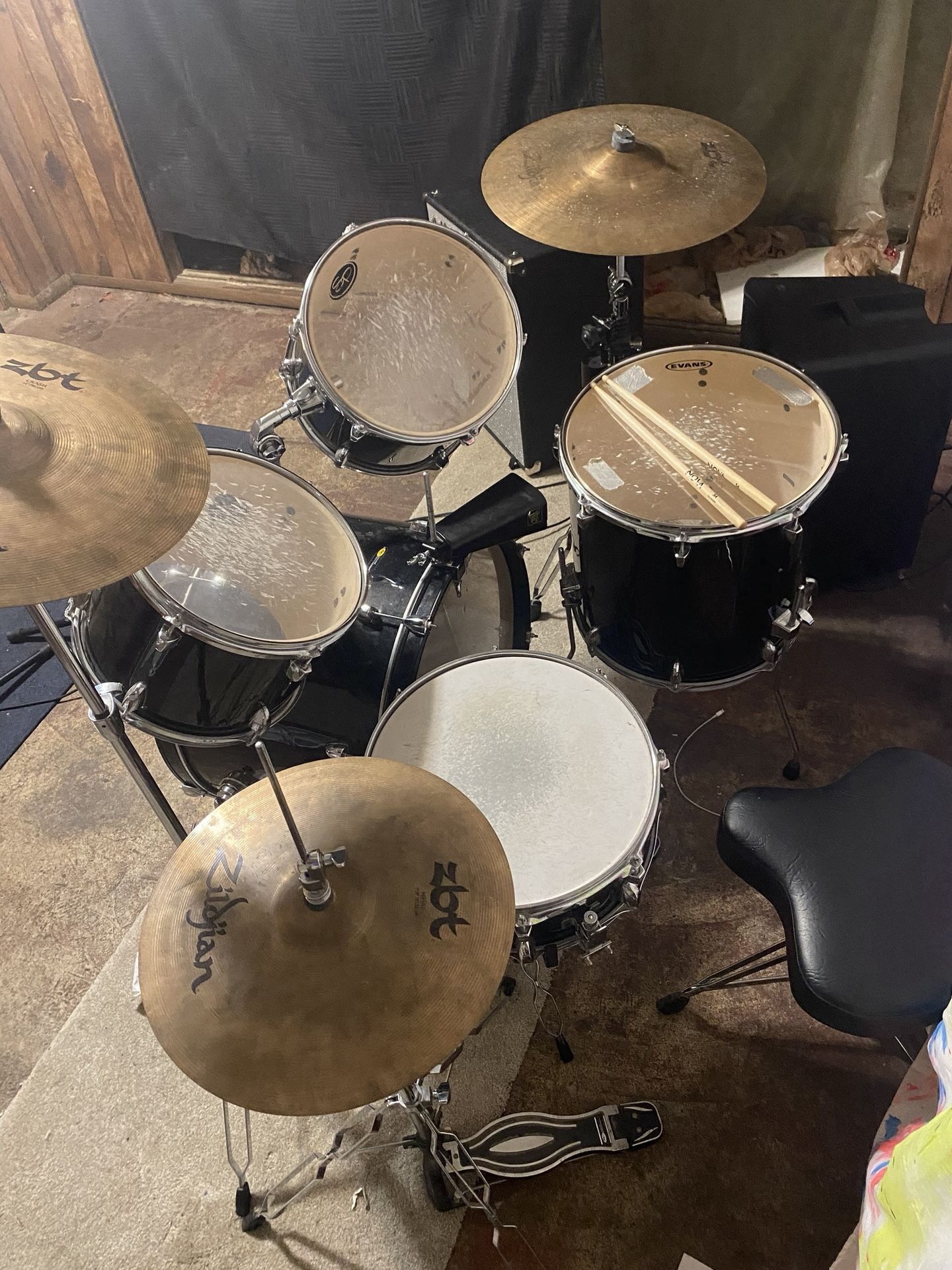 Adult Drum Set Used