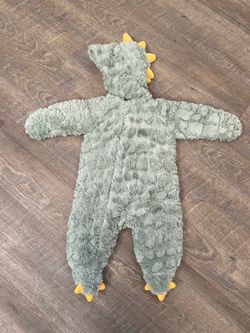Boys green dinosaur warm romper size 3/6 months by koala baby #8
