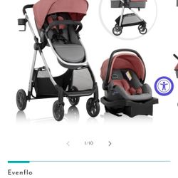 Evenflow Omni Plus Modular Travel System Stroller 
