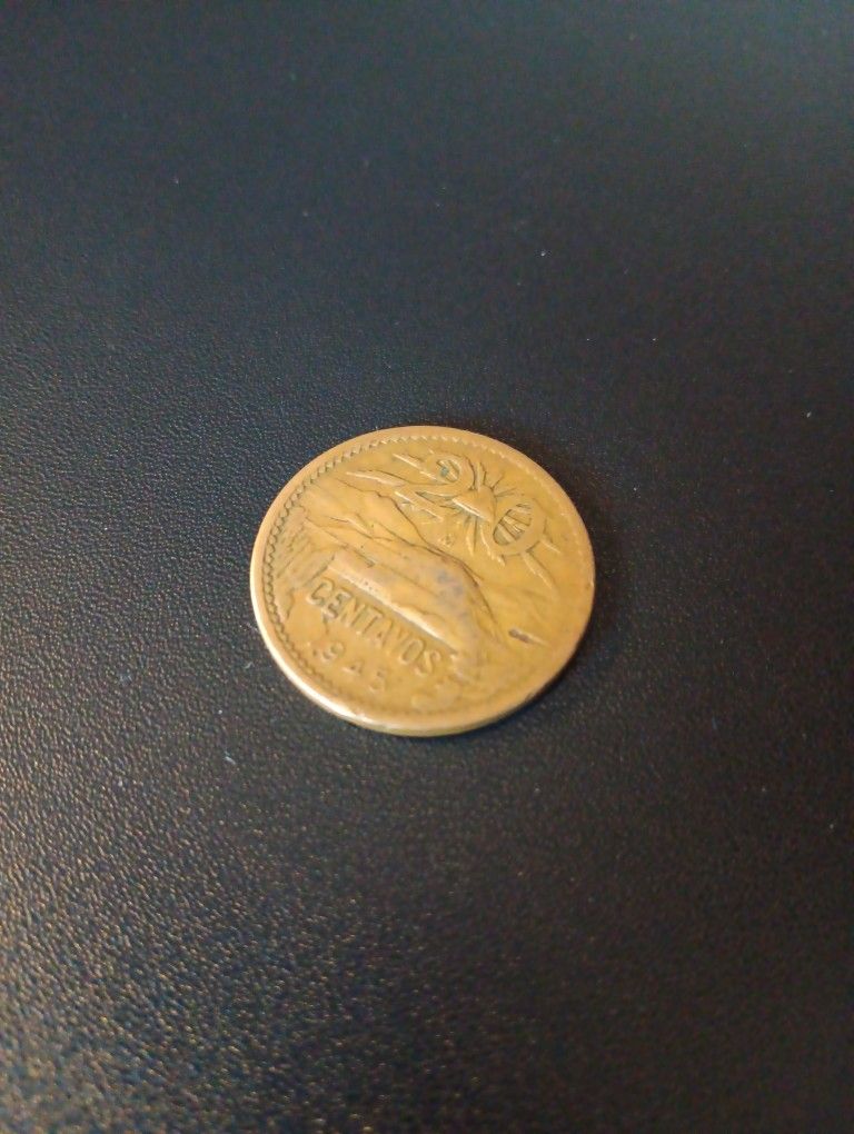 1945, Mexican 20 Centavos, PLEASE CHECK OUT ALL MY OFFERS