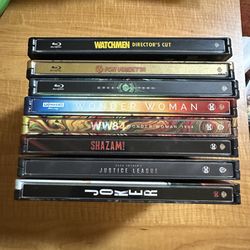 DC Movies 8 Steelbook Blu Ray Lot