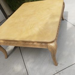 Wooden coffee table