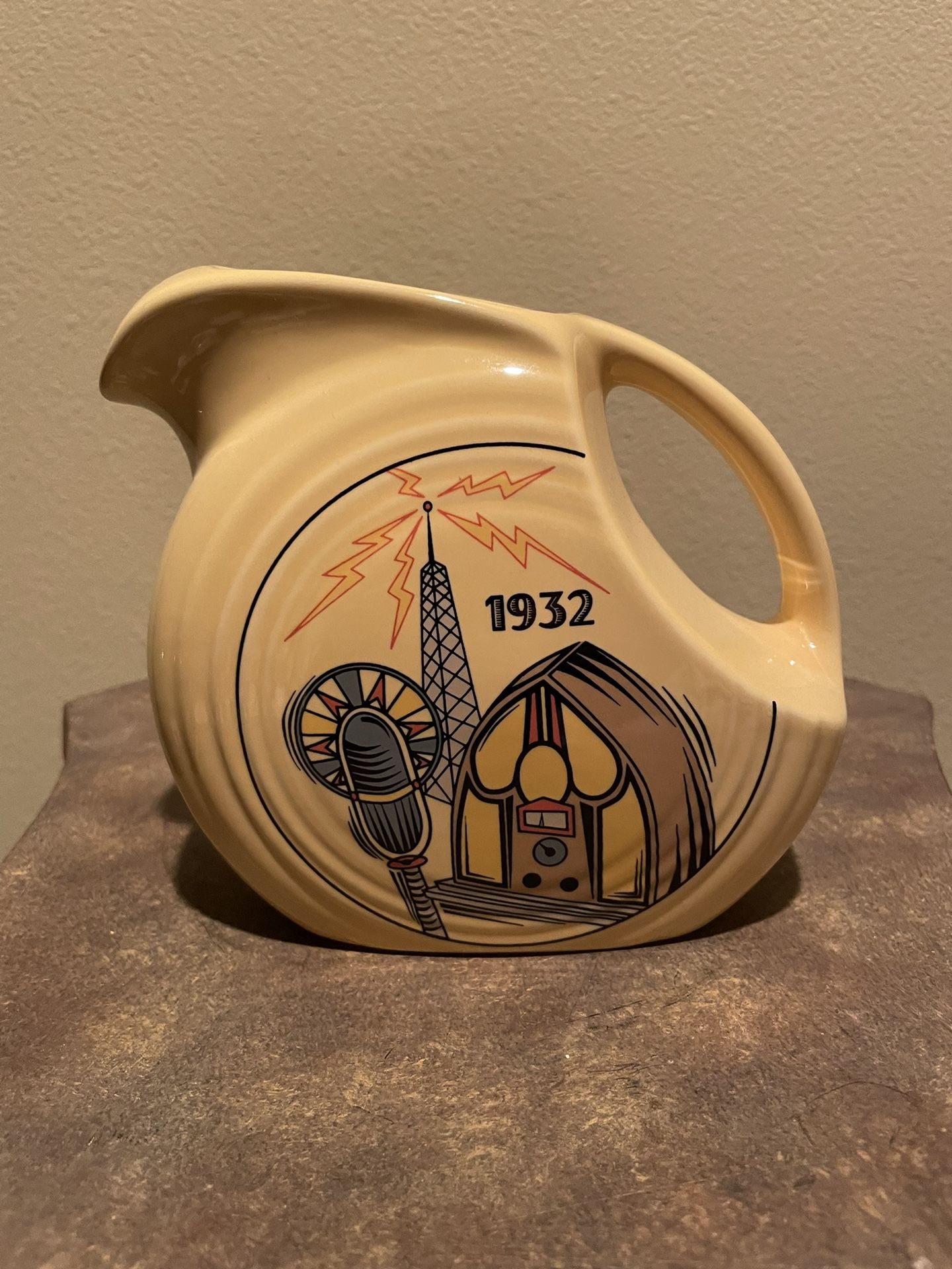 Rare Fiestaware Radio Pitcher