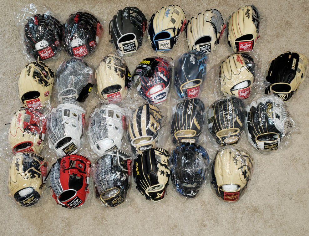 Gloves for Sale!!! Baseball Mitt!! All pro grade!! Wilson Rawlings A2000 Heart of the Hide Pro Preferred Marucci