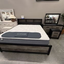 4 PC KING BEDROOM SET 
