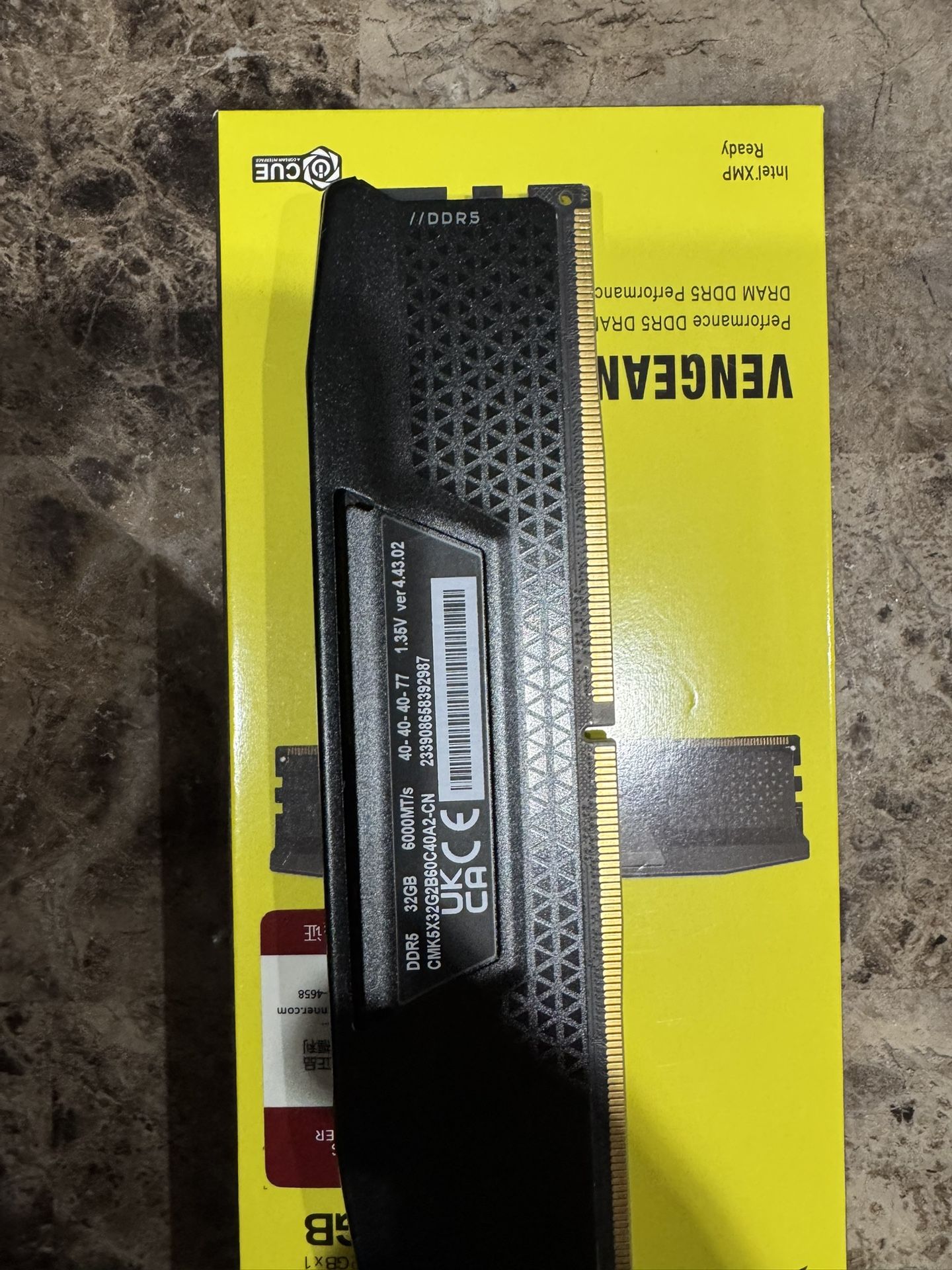 CORSAIR VENGEANCE DDR5 RAM 64GB (2x32GB) 6000MHz CL30 Intel XMP iCUE Compatible Computer Memory - Black