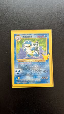 25th anniversary Blastoise