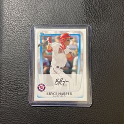 2011 Bryce Harper Bowman Prospect Rookie Card # BP1
