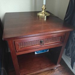 Wood End Table / Nightstand – Moving Sale