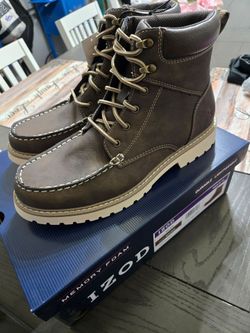 New Izod Memory Foam Miles Mens Boots Size 9-12 available $30 Each