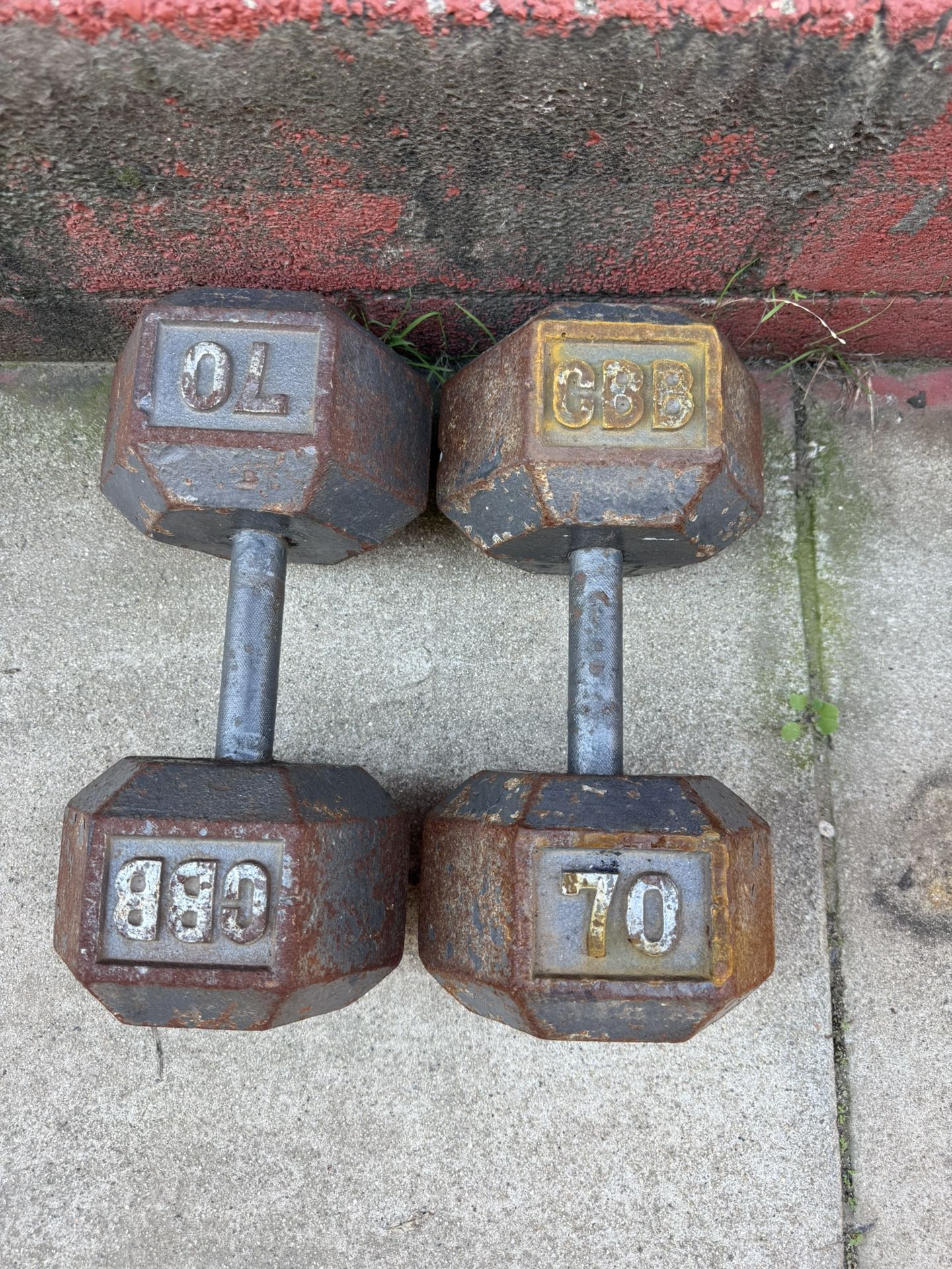 70 Lbs Dumbbell Weight Set 