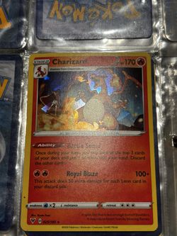POKEMON SWORD & SHIELD VIVID VOLTAGE CRACKED ICE CHARIZARD-HOLO