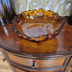 Beautiful Amber Color Bowl