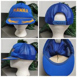 Vtg HAWAII Trucker Hat Egg Scramble