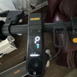 used ninebot electric scooter s2 black and grey
