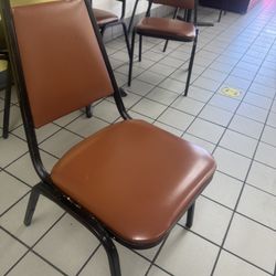 Red Restaurant Chair X 7 Pieces 