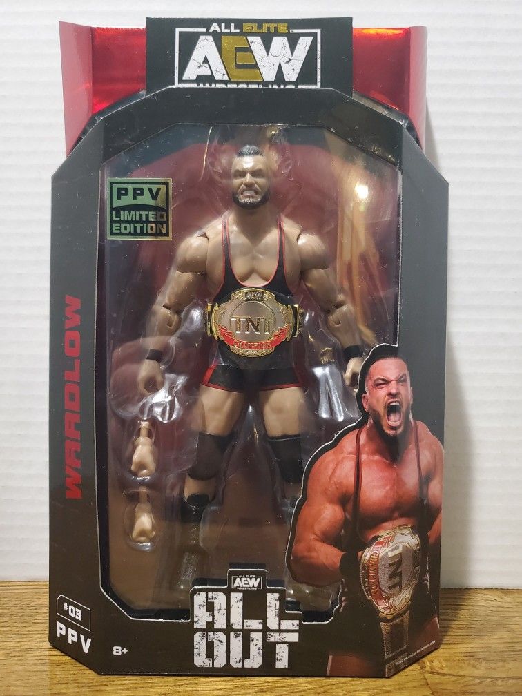 AEW Unrivaled Collection PPV Limited Edition Wardlow Figure TNT Only At Target!!